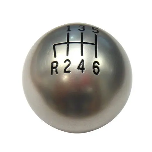 6-Speed Gear Knob With Black Infill, 47Mm Gn03b-47A 1