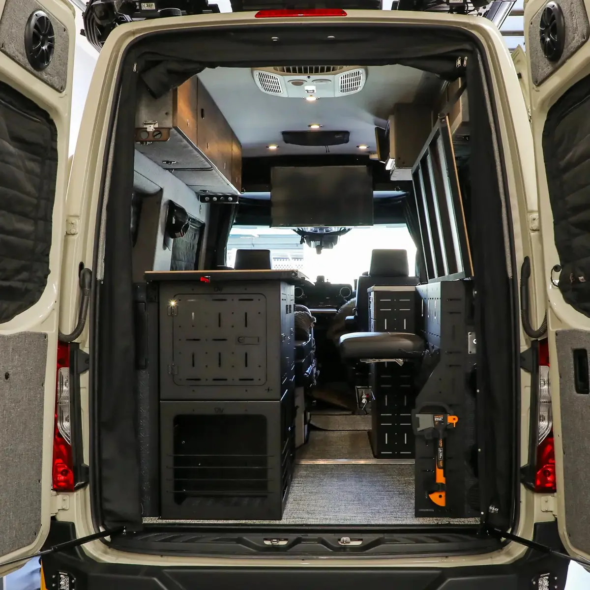 Canyon Adventure Vans Passenger Gear Wall Pro For Storyteller Overland 4