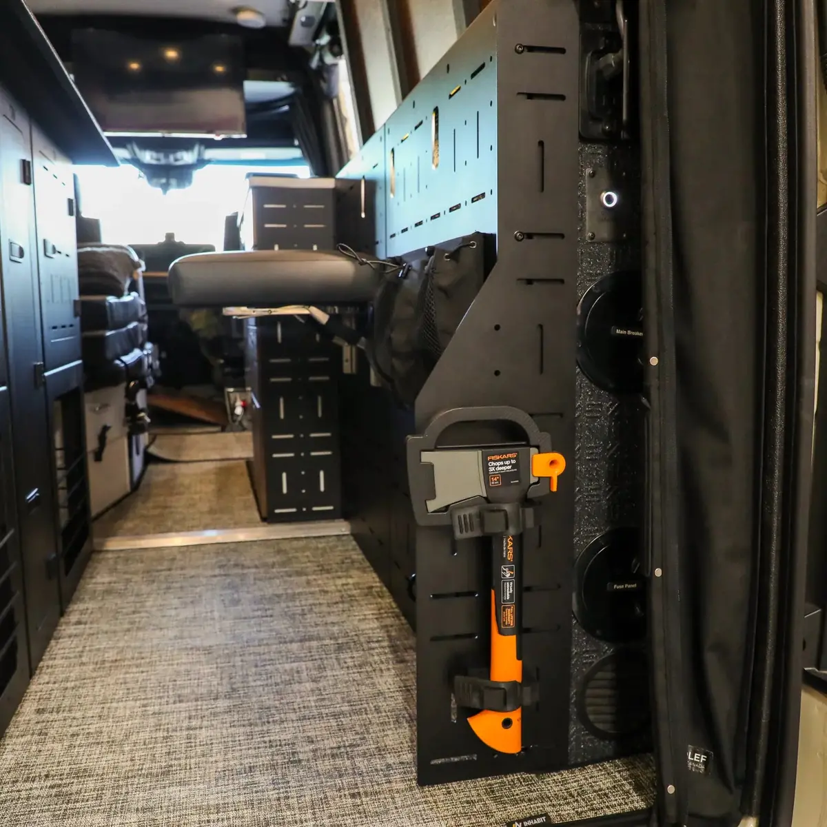 Canyon Adventure Vans Passenger Gear Wall Pro For Storyteller Overland 5