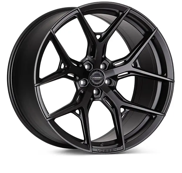 Vossen Hf-5 Tesla Model 3 20" Front And Rear Wheel And Tire Package - Matte Gunmetal 1