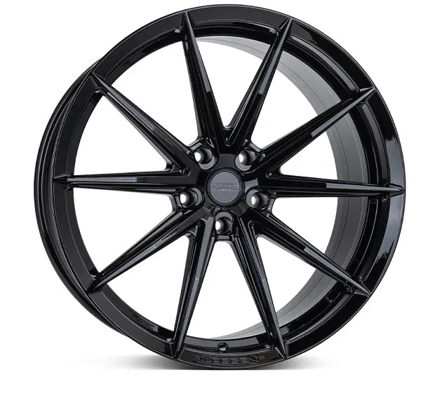 Vossen Hfx-2 Tesla Model 3 20" Front And Rear Wheel And Tire Package - Gloss Black 1