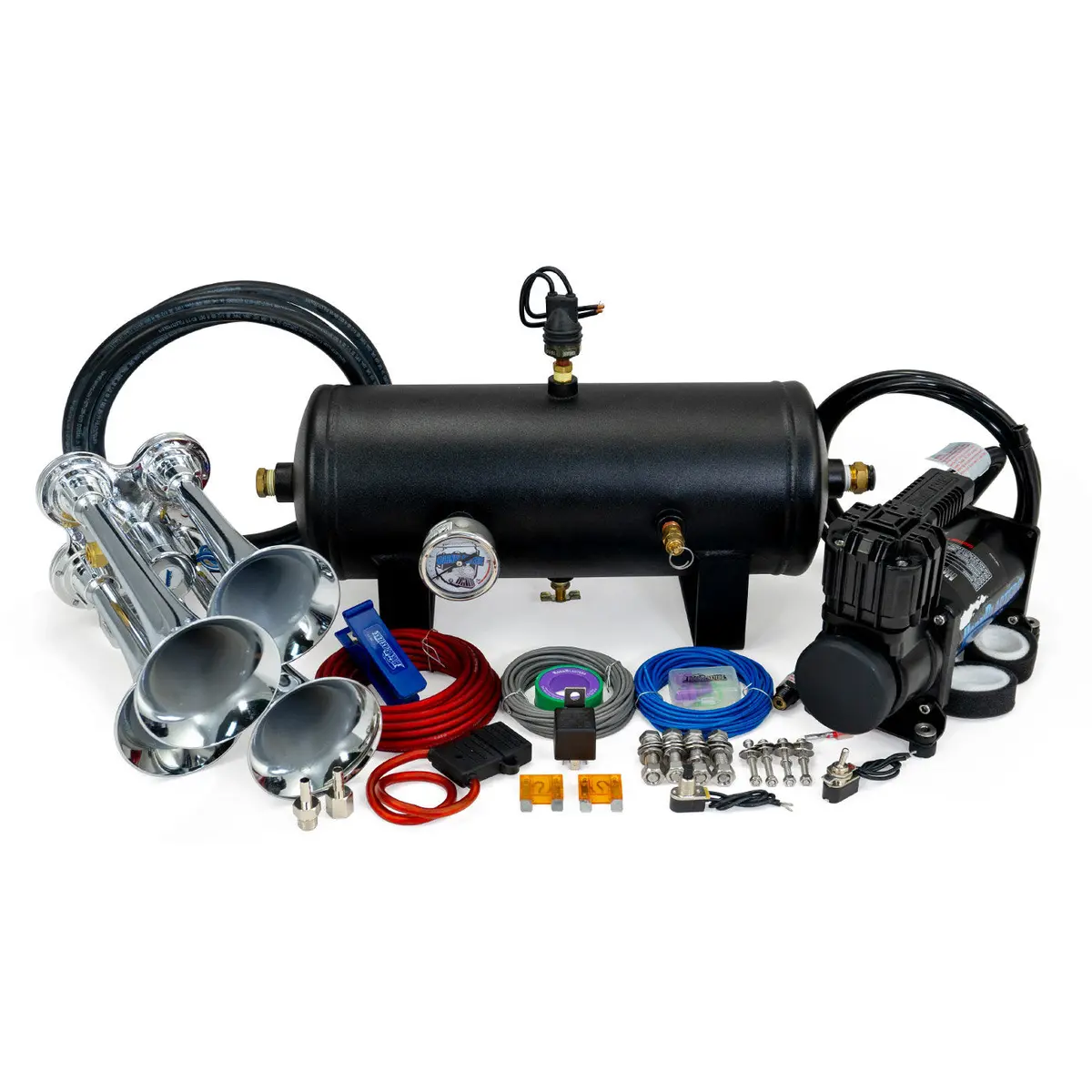 Bullet 232 24-Volt Air Horn Kit 1