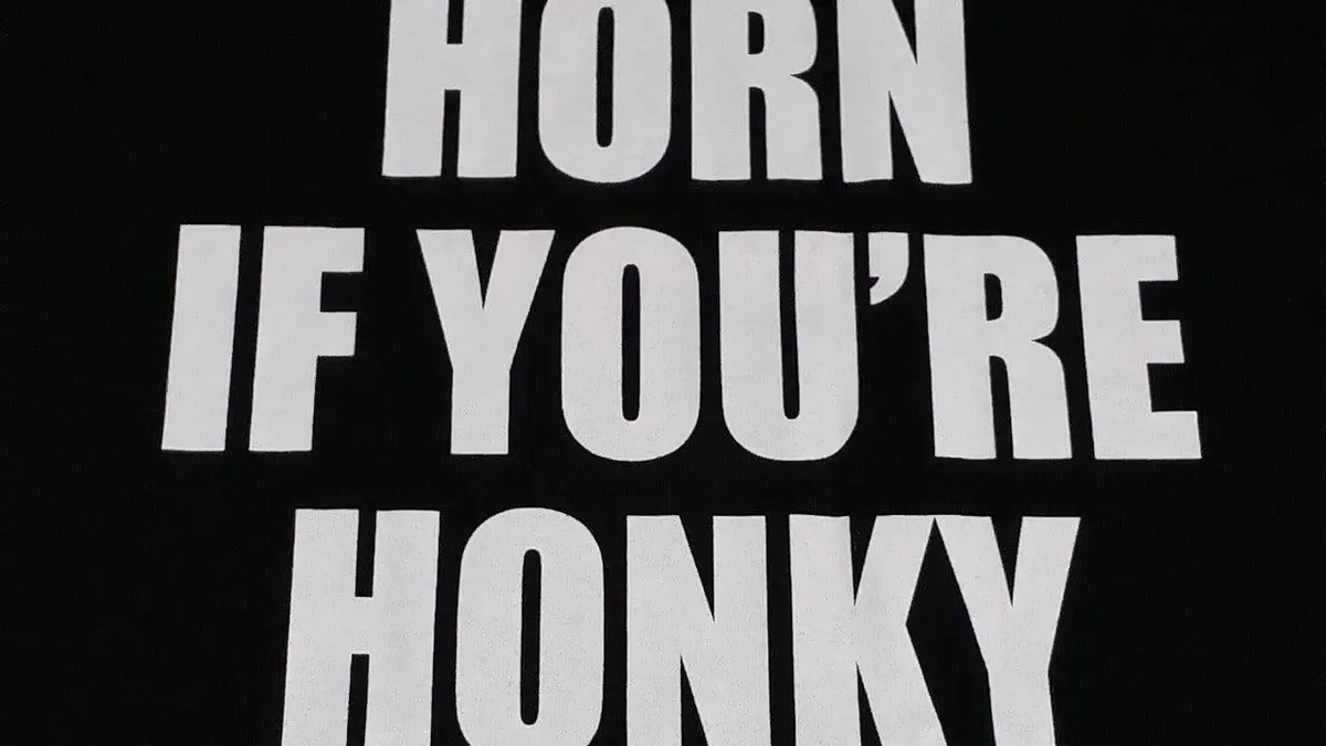 Horn If You're Honky T-Shirt 4