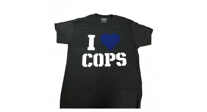 I Love Cops T-Shirt 1