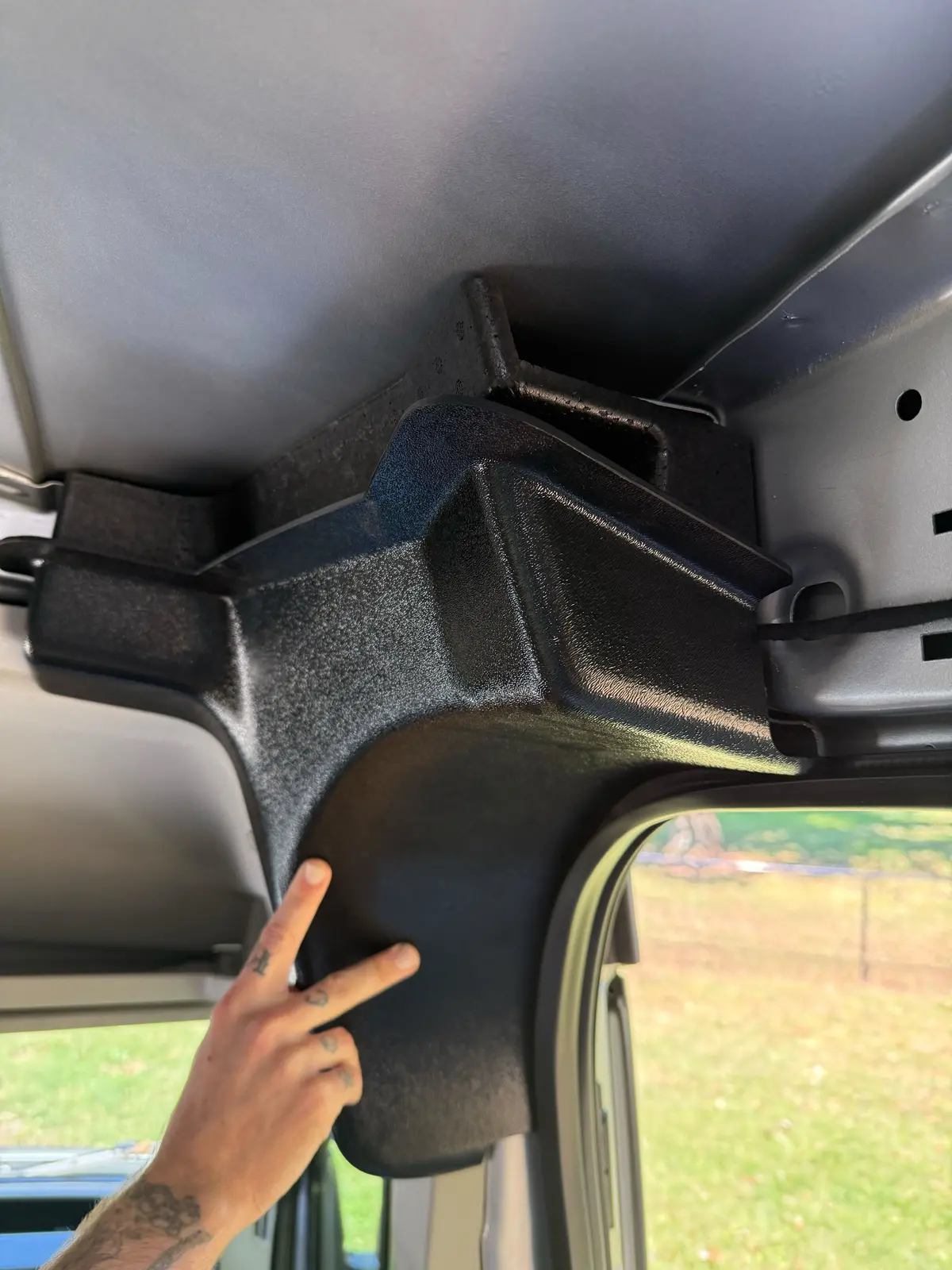 Gocode Ford Transit Mid Roof B Pillar Blob Covers 4