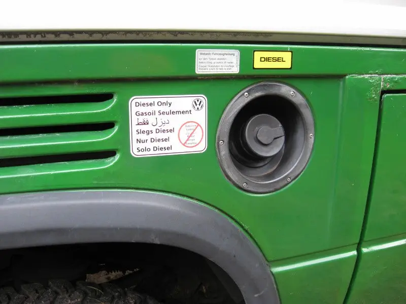 Diesel Only Sticker - Volkswagen 2