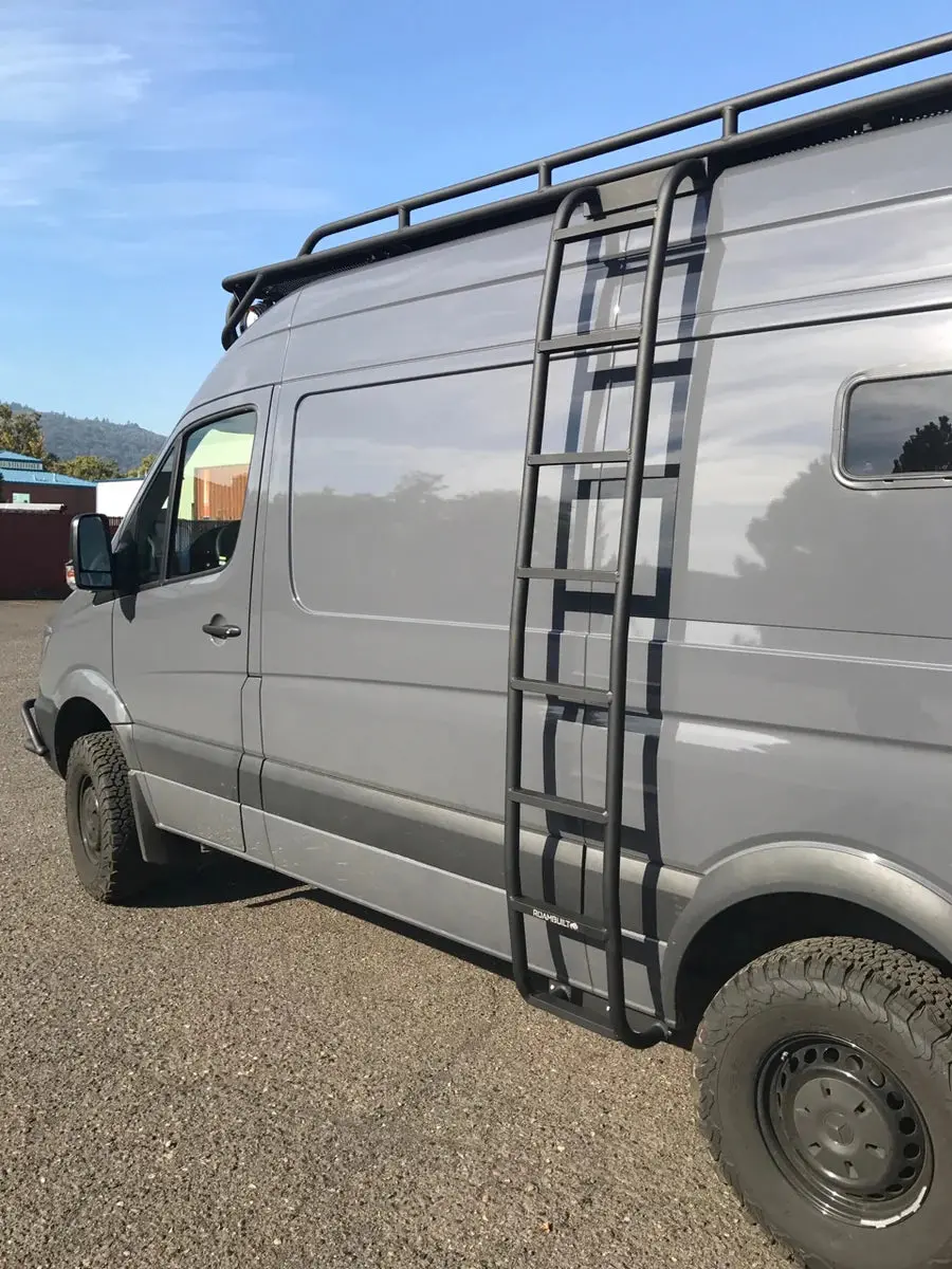 Roambuilt 2007+ Mercedes Sprinter Straight Side Ladder 1