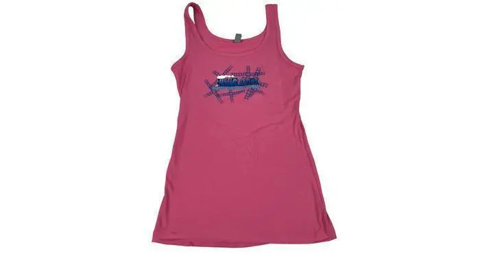 Pink Hornblasters Train Logo Tank Top 1