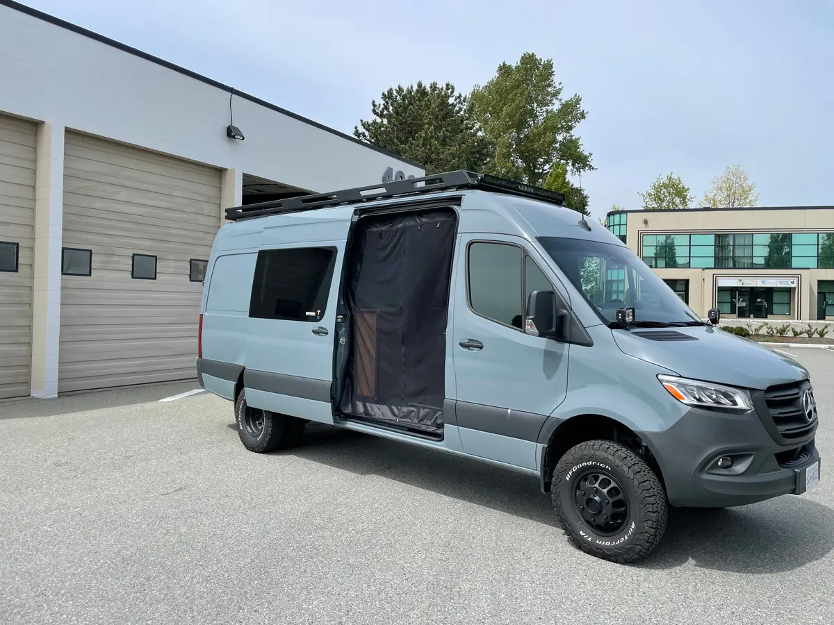Sprinter Camper Van Bug Screen | Sliding Door 2