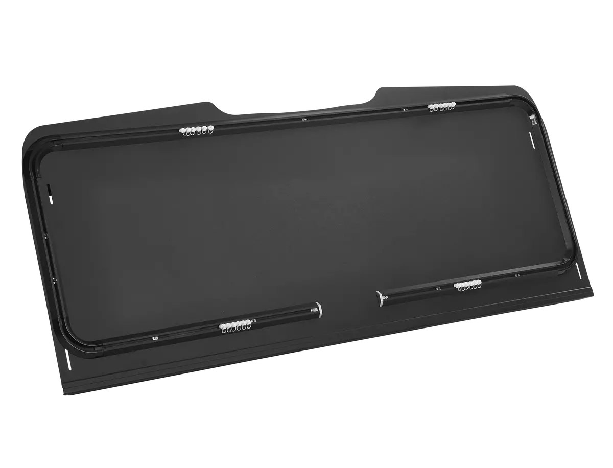 Aluminum Headliner Shelf For Sprinter | Built-In Curtain Rails 1