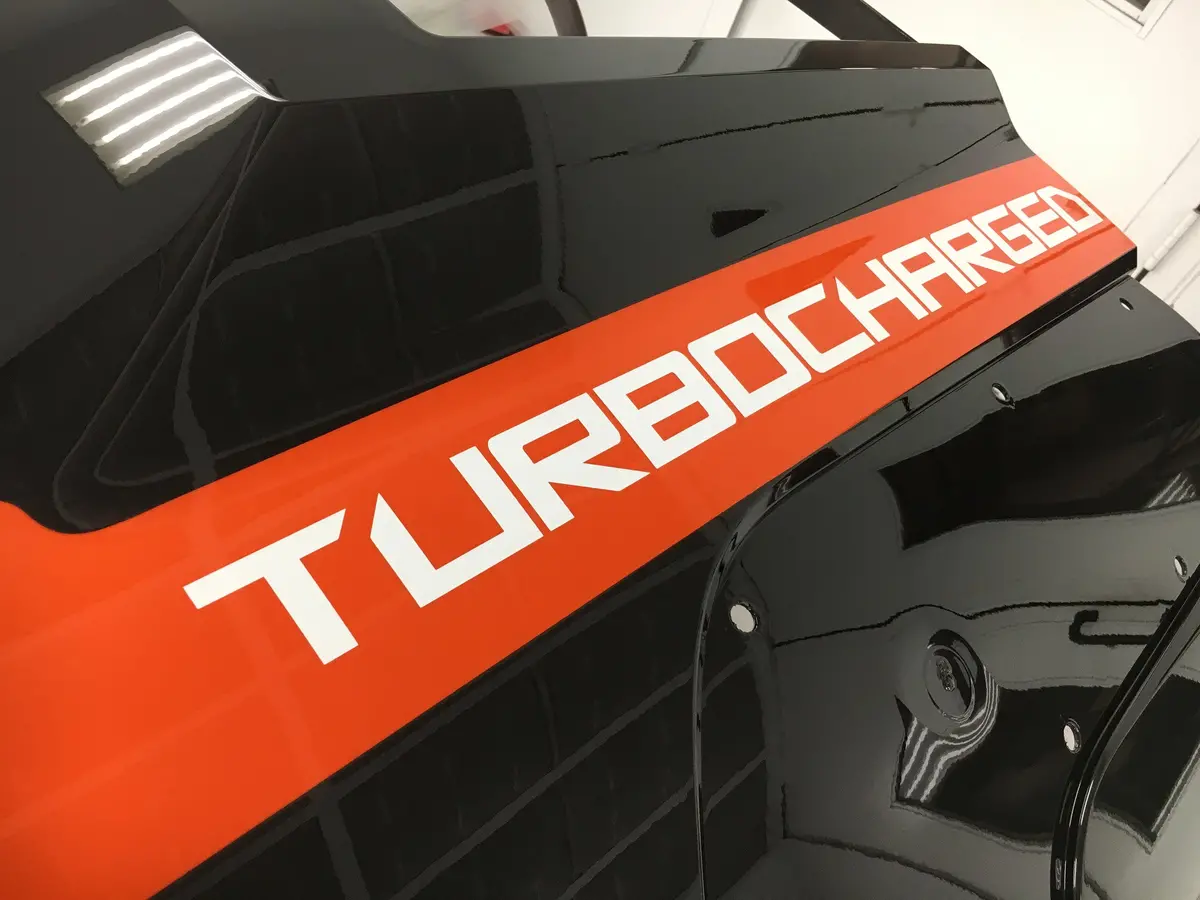 Polaris Slingshot Turbocharged Hood Decals 3