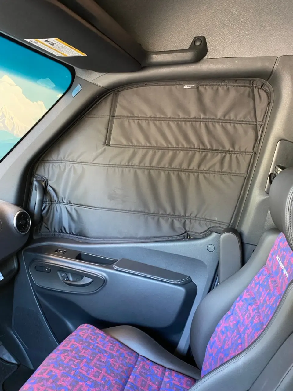 Reversa-Vent Shade For Sprinter & Transit Vans | Works With Ecoflow And Bug Barrier 2