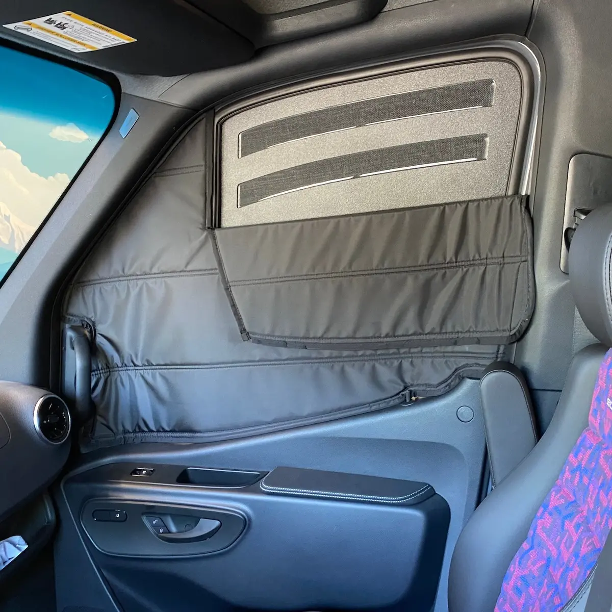 Reversa-Vent Shade For Sprinter & Transit Vans | Works With Ecoflow And Bug Barrier 1
