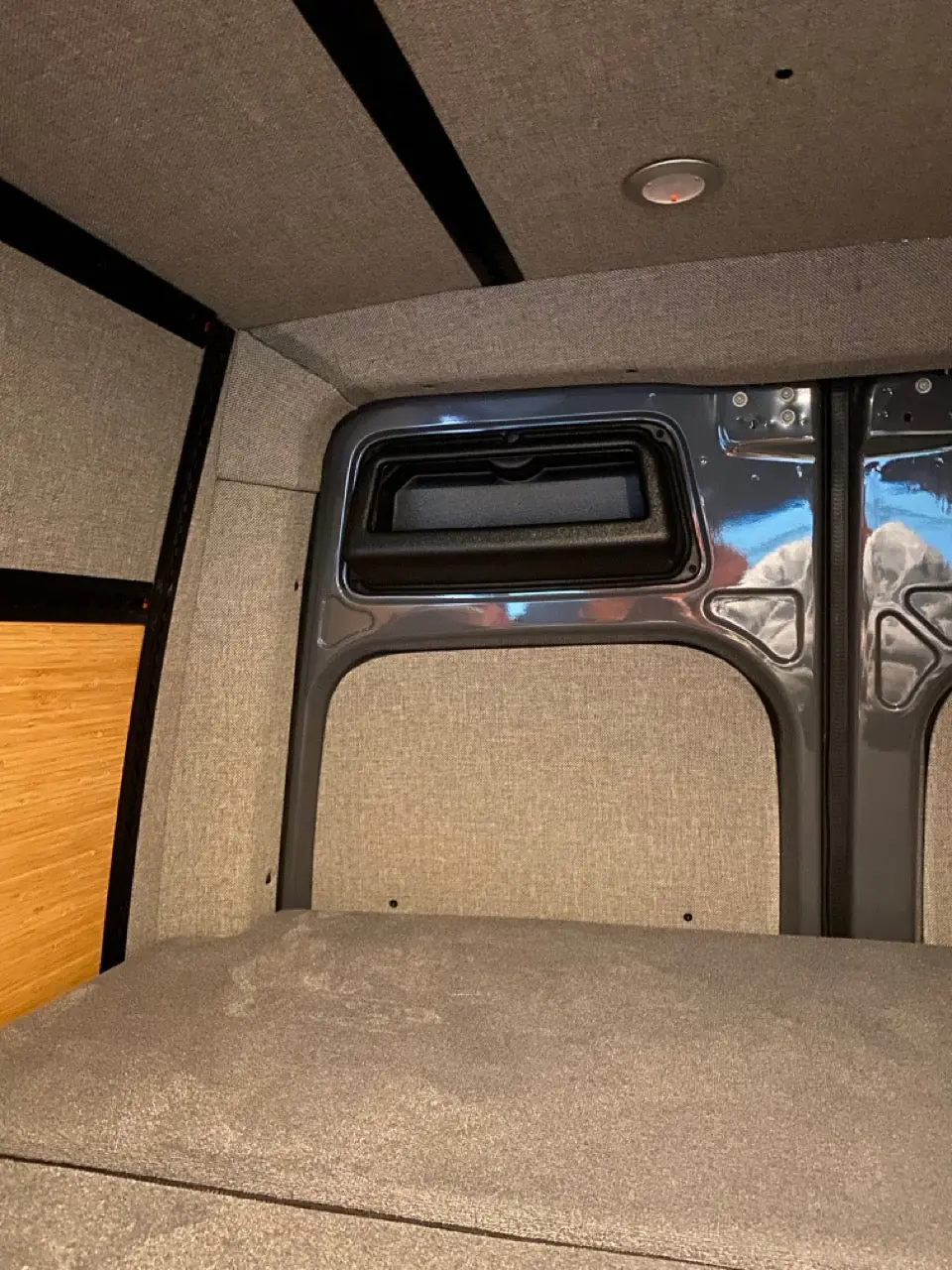 Upper Cubby Storage Bin - Sprinter Rear Door Organizer 1