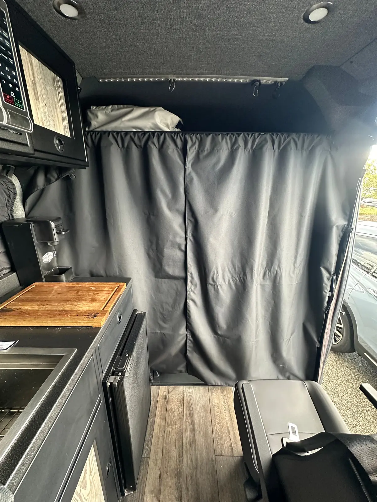 Stealth Blackout Curtain - Black 1