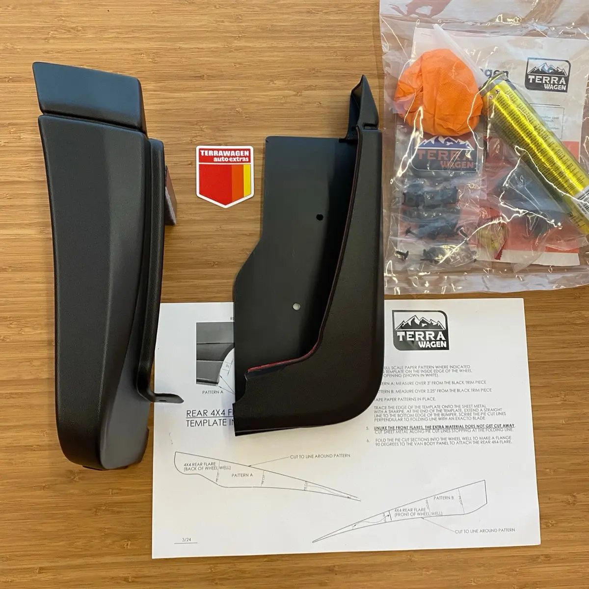 Rear Mondo Mudguard Kit For 2019+ Mercedes Sprinter – Rear Clearance Solution For Larger Tires 1