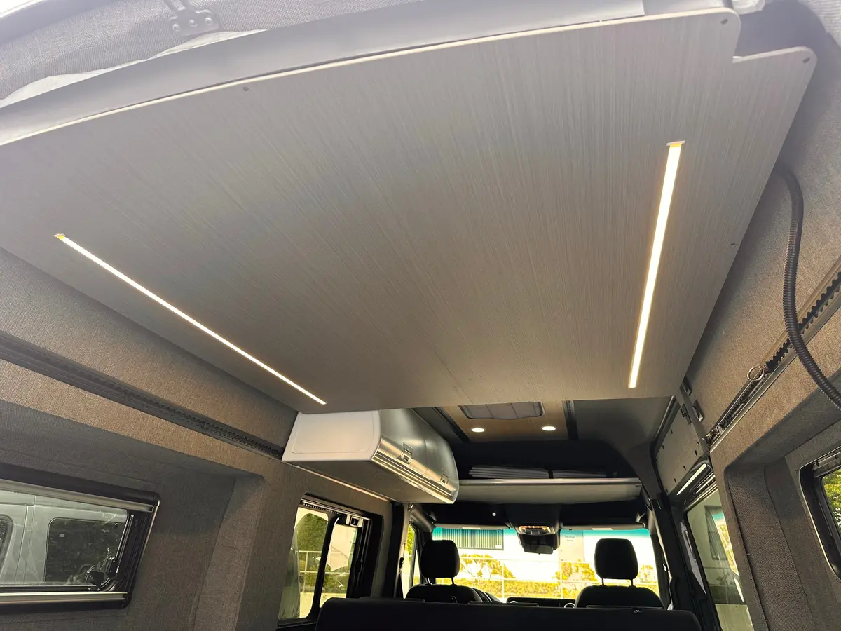 Camper Van Expandable Elevator Bed 1