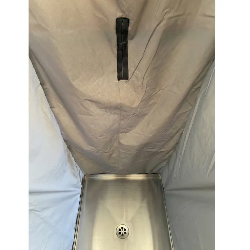 Tetravan In-Floor Shower Pan Stainless Steel 4