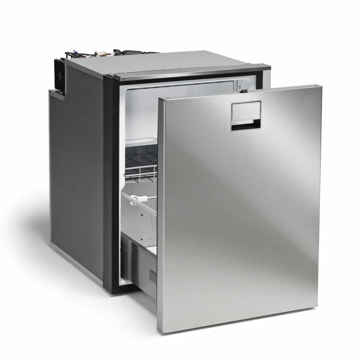 Off Indelb Dr85 Drawer 85-Liter Refrigerator Stainless Steel Look 2