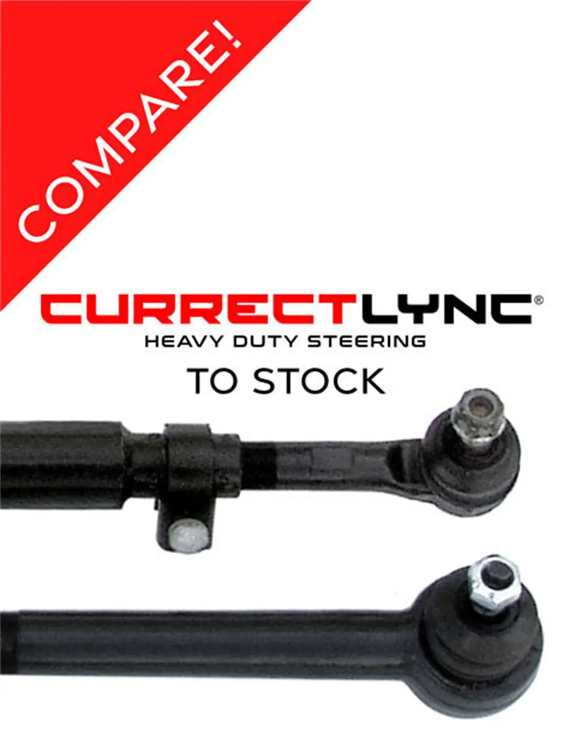 Rockjock 4X4 Jk-9703Dl Currectlync® Heavy Duty Drag Link; 2