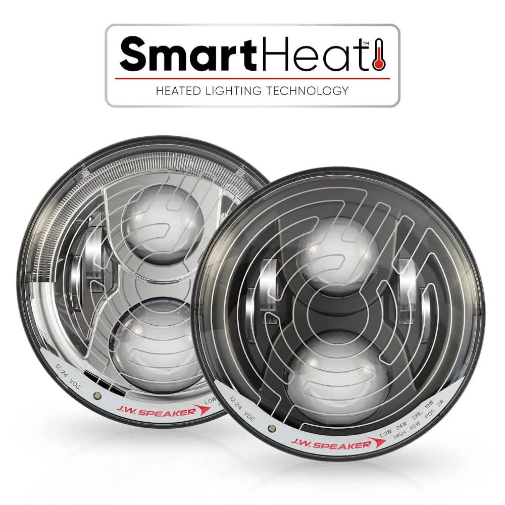 Jw Speaker 0556281 8700-Ev2 7" Round Led H/Light 1