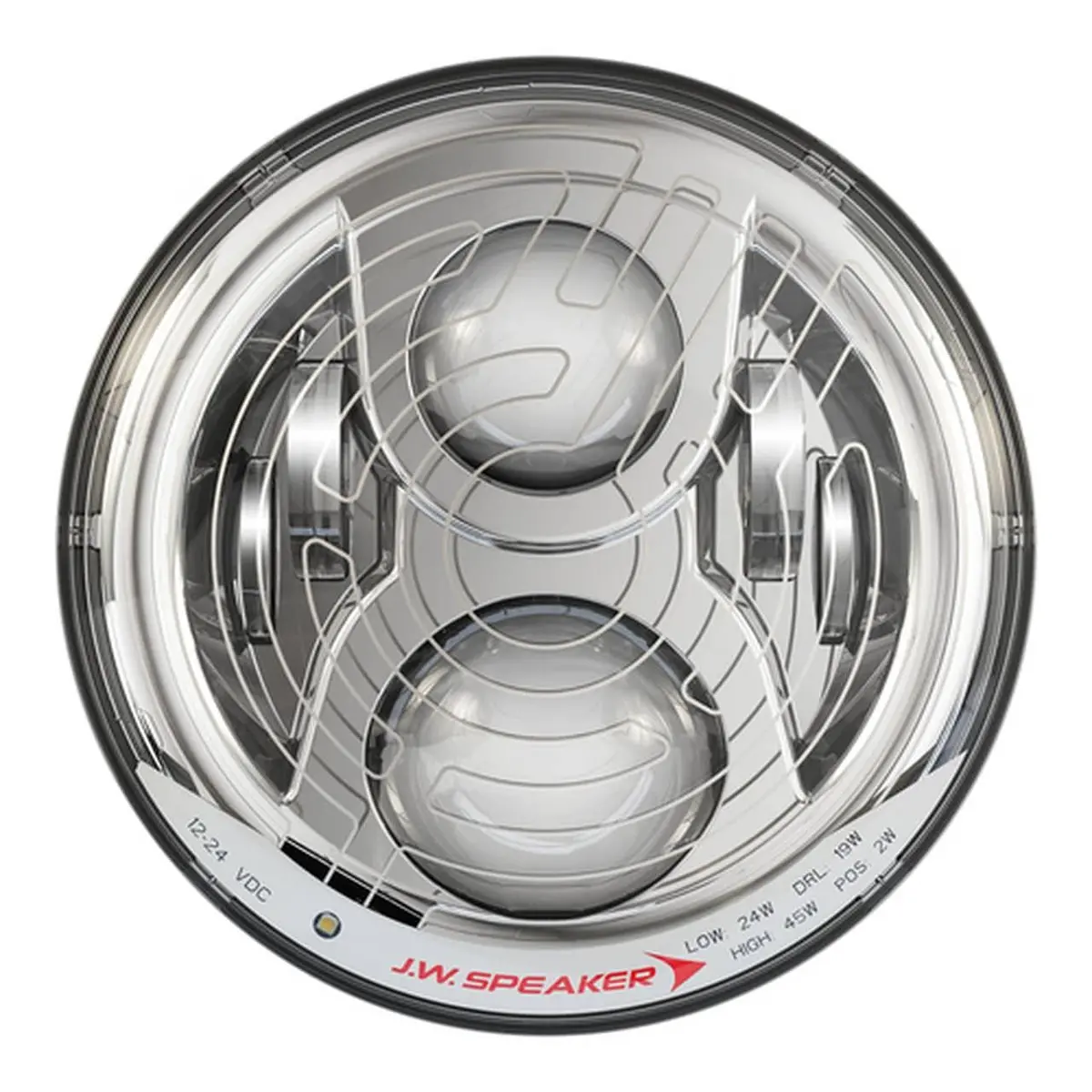 Jw Speaker 0556291 8700-Ev2 7" Round Led H/Light 1