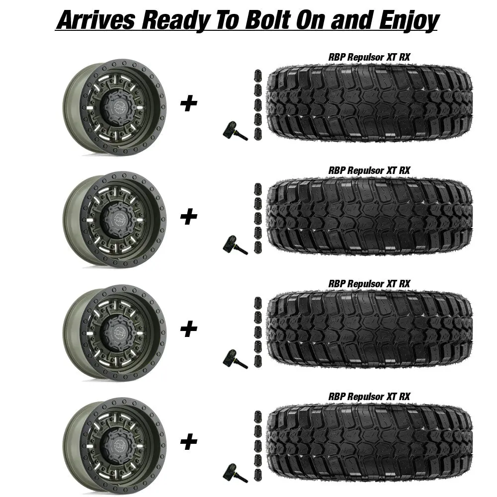 Black Rhino Abrams Jeep Gladiator Jt 20" Wheel And 35" Tire Package 2