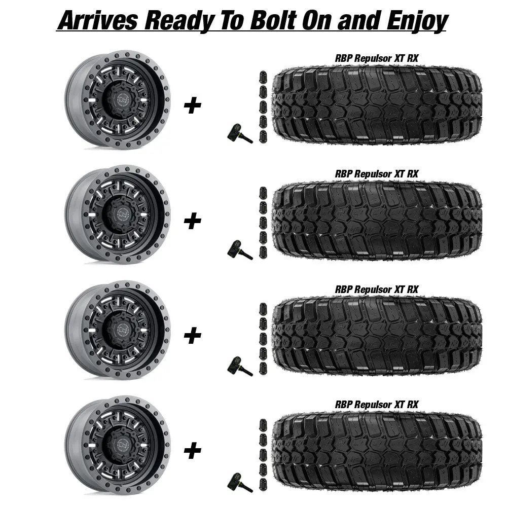 Black Rhino Abrams Jeep Gladiator Jt 20" Wheel And 37" Tire Package 2