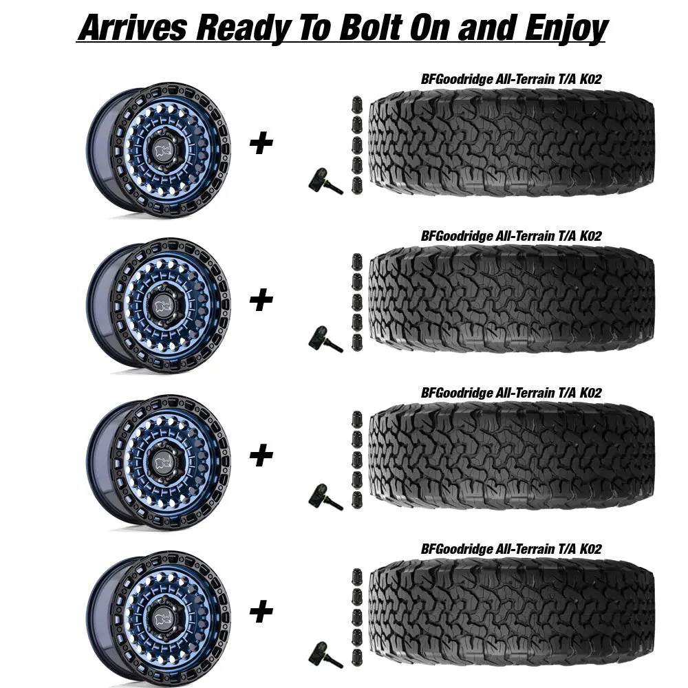 Black Rhino Sentinel Jeep Gladiator Jt 17" Wheel And 37" Tire Package 3