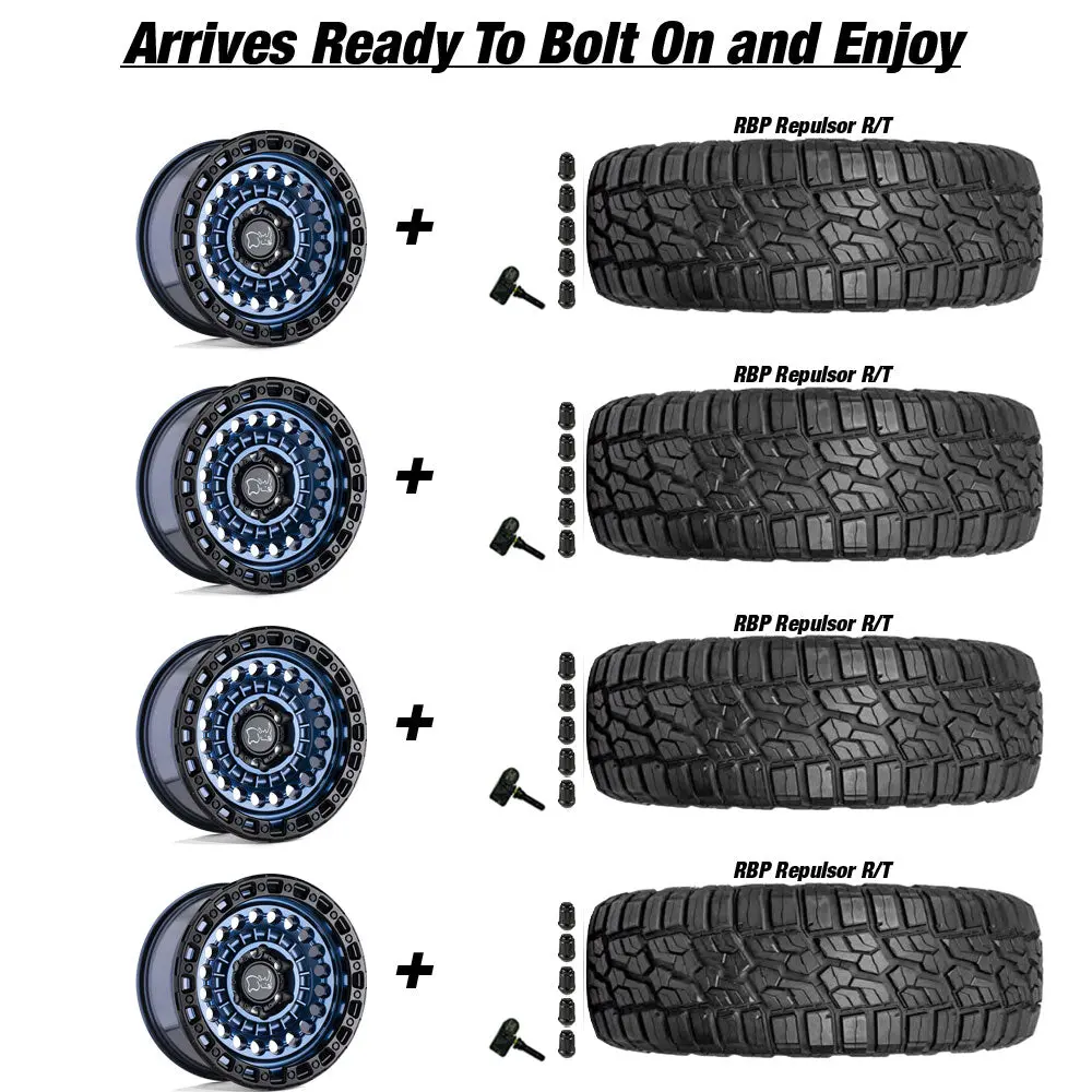Black Rhino Sentinel Jeep Gladiator Jt 17" Wheel And 37" Tire Package 2
