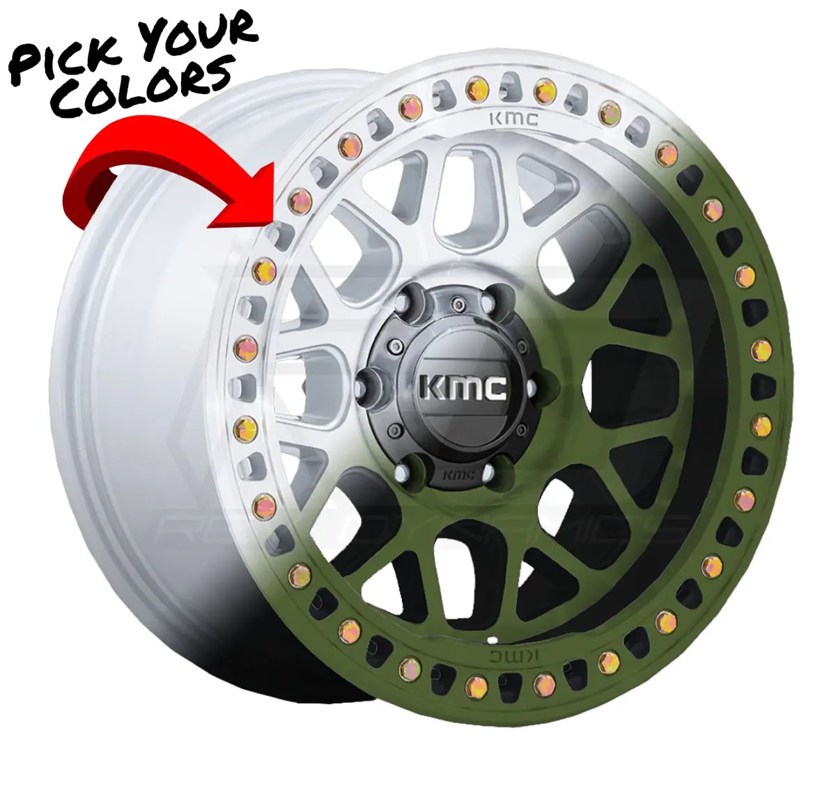 Kmc Grs Jeep Gladiator Jt 17" Wheel And 37" Tire Package 1