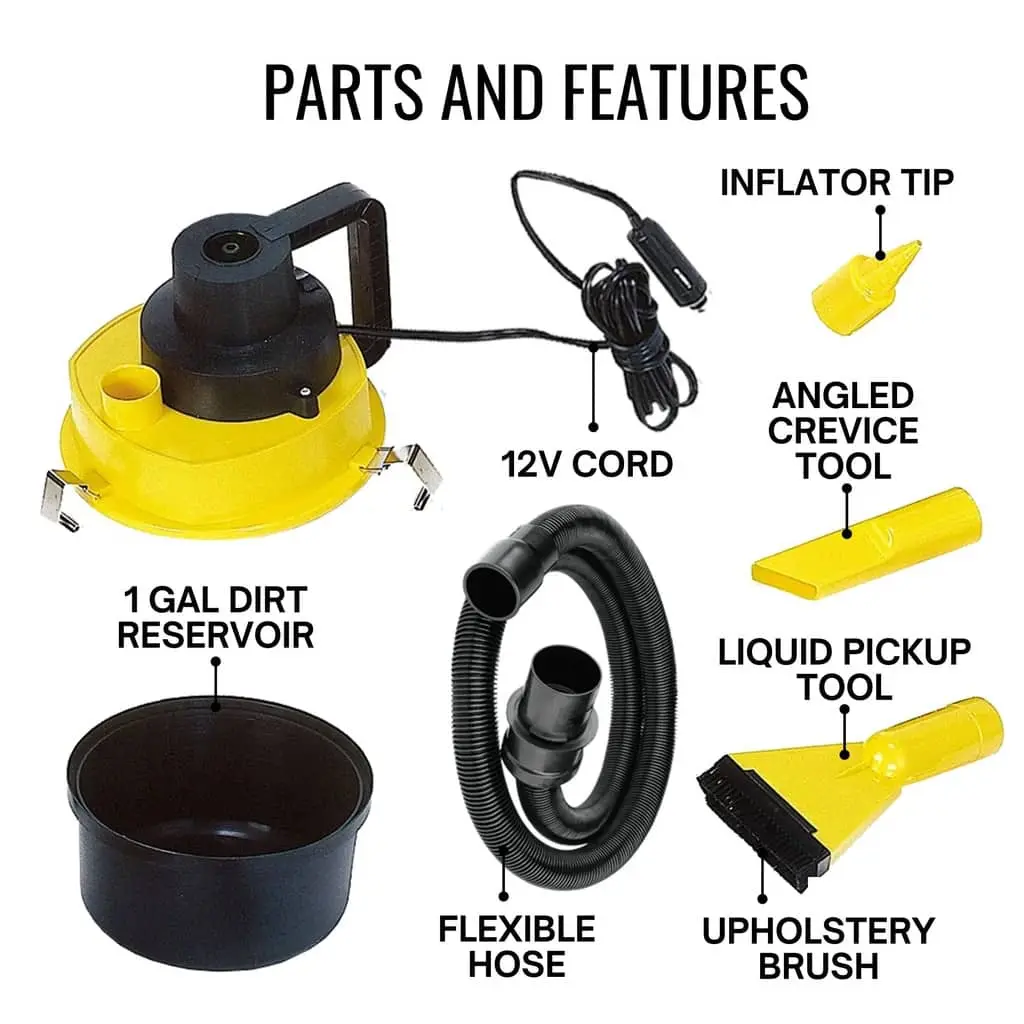 Koolatron 401572 12V Wet/Dry Vacuum 2
