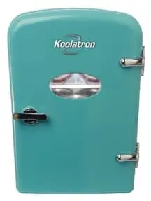 Koolatron Krt04-G 6 Can Mini Fridge Aqua 1