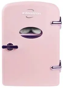Koolatron Krt04-P 6 Can Mini Fridge Pink 1