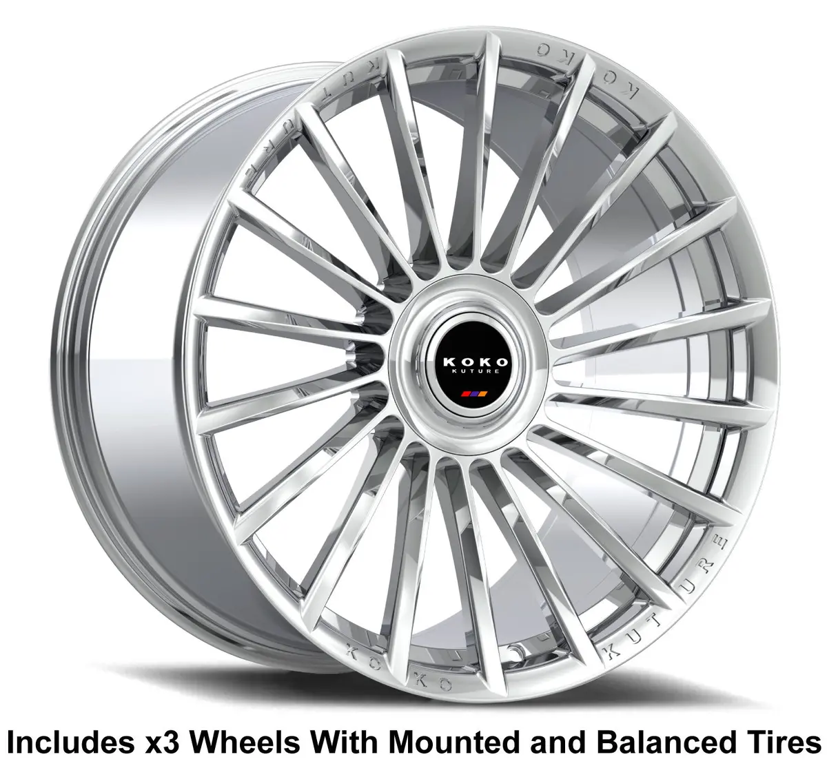 Koko Kuture Urfa Slingshot 22" Wheel And Tire Package 1
