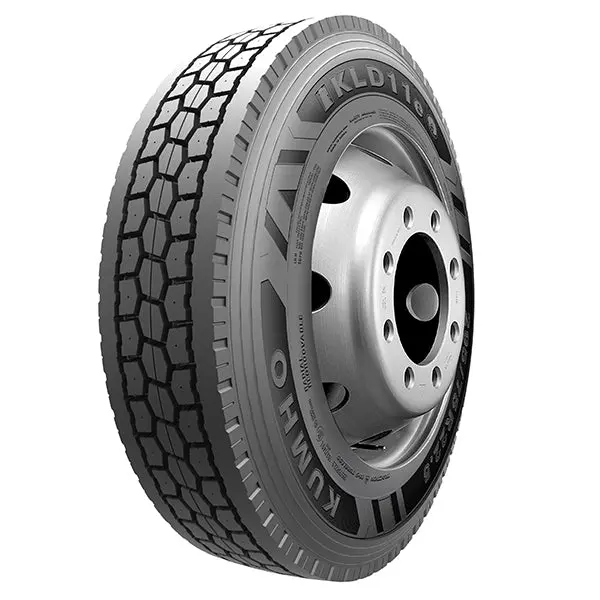 Set Of 2 Tires 11R24.5 Kumho Kld11 Drive Closed Shoulder 16 Ply 1