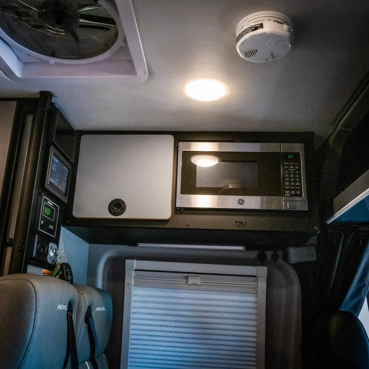 Canyon Adventure Vans Microwave Overhead Cabinet Kit 2025 Revel 5