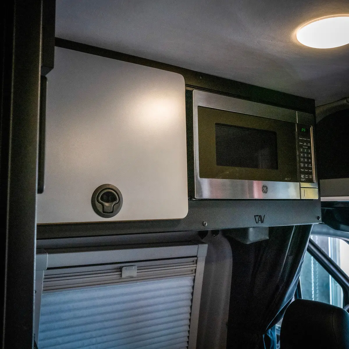 Canyon Adventure Vans Microwave Overhead Cabinet Kit 2025 Revel 1