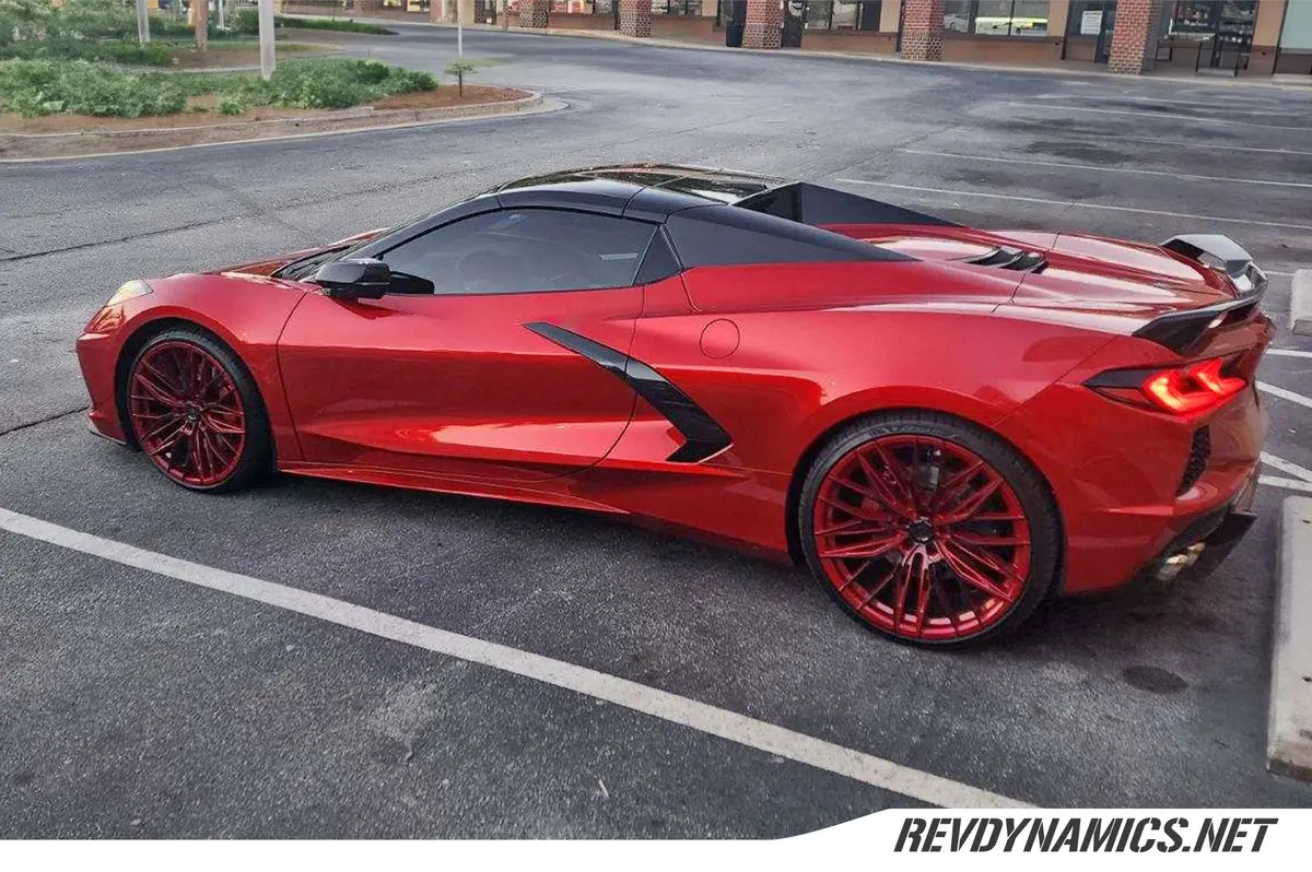 Lexani Aries C8 Corvette 20X9" Front 22X10.5" Rear Wheel And Tire Package 2