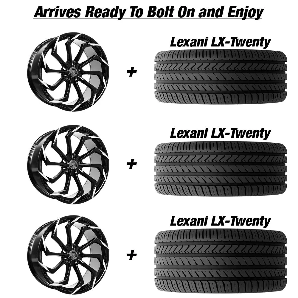 Lexani Static Slingshot 22" Wheel And Tire Package 1