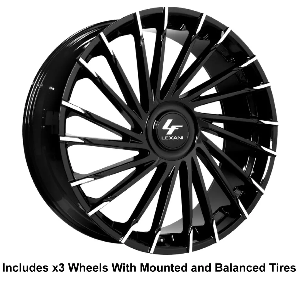 Lexani Wraith Xl Slingshot 24" Wheel And Tire Package 1