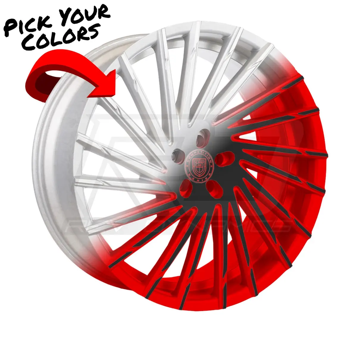 Lexani Wraith Slingshot 22" Wheel And Tire Package 1