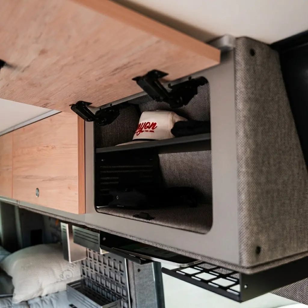 Canyon Adventure Vans Storyteller Cabinet Shelf 2