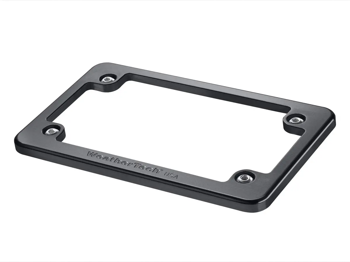 Weathertech 8Ampf1 Motorcycle Billet Plate Frames; Black; 1