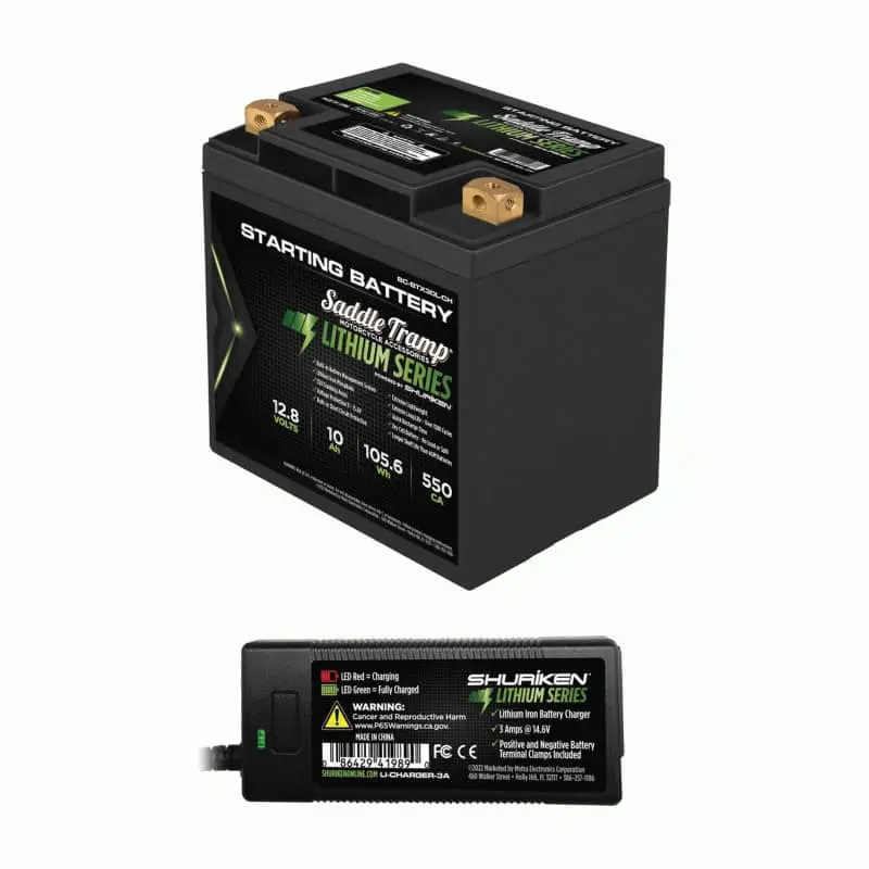 Metra Bc-Btx30l-Ch Lithium Group 30L Battery & 3Amp Charger 1