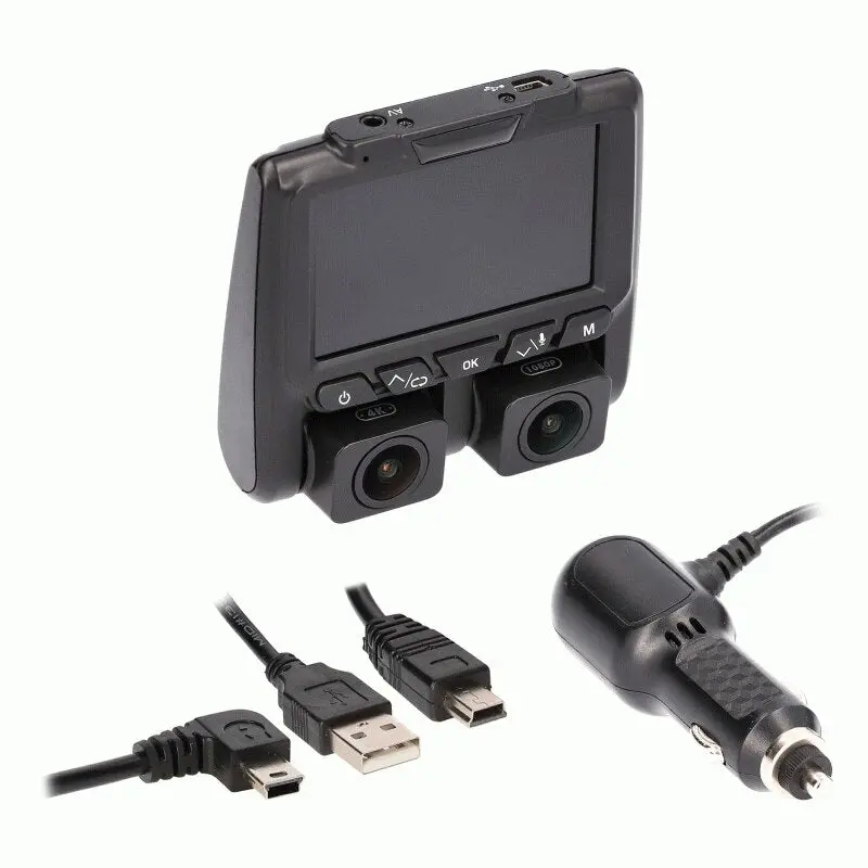 Metra Te-Dvr-Dl4k Dual Camera Dvr 4K 3" Screen 1