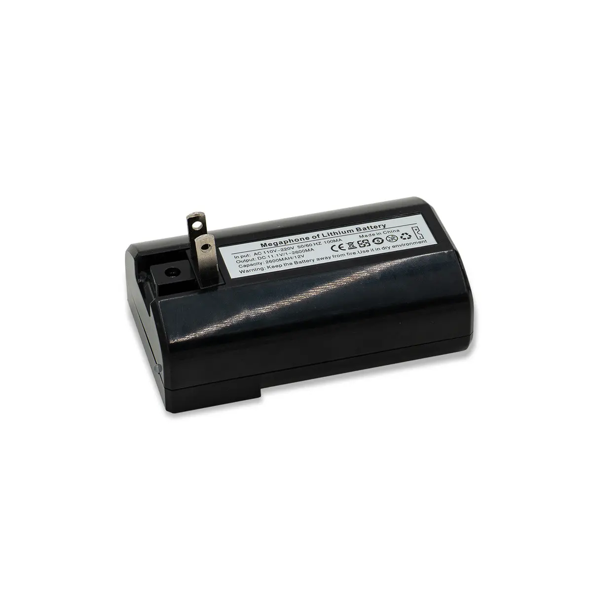 100 Watt Megaphone Spare Rechargeable Lipo Battery 1