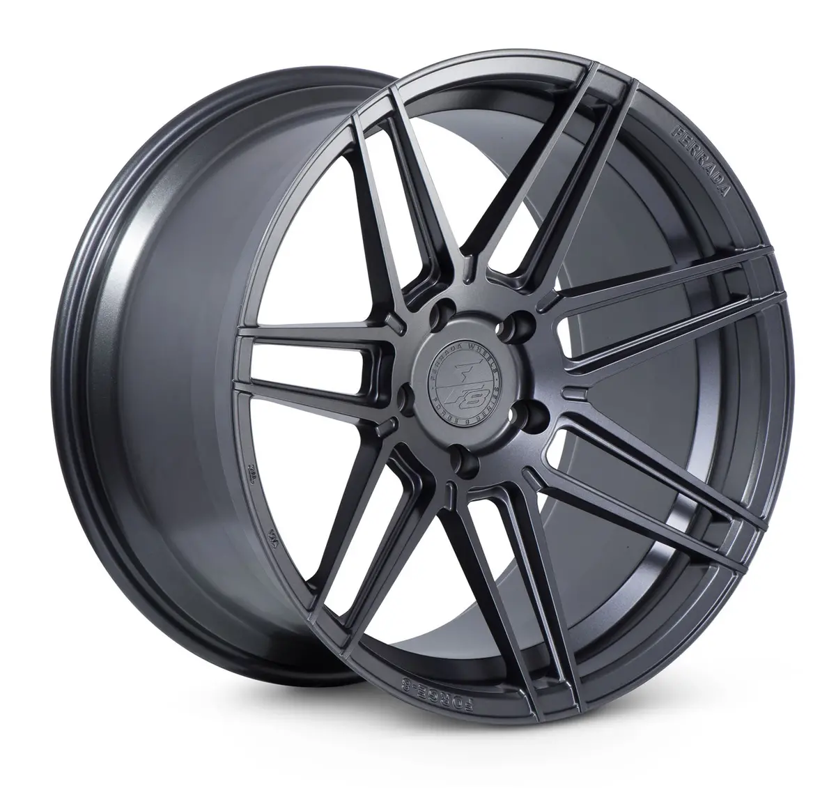 Ferrada Fr6 Tesla Model 3 20" Front And Rear Wheel And Tire Package - Matte Black 1
