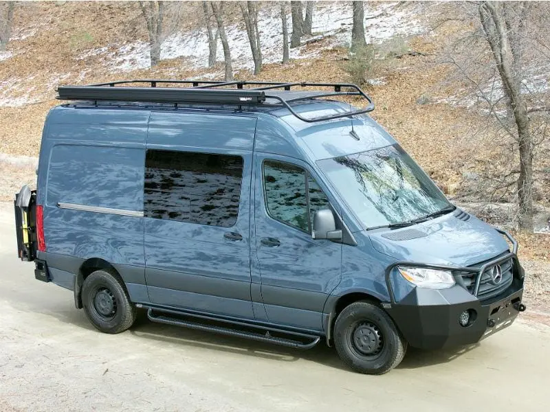 Aluminess 2007+ Mercedes Sprinter Nerf Bars - 144"Wb 1
