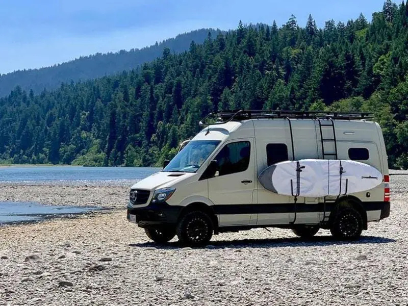 Aluminess Mercedes Sprinter Surf Pole 1